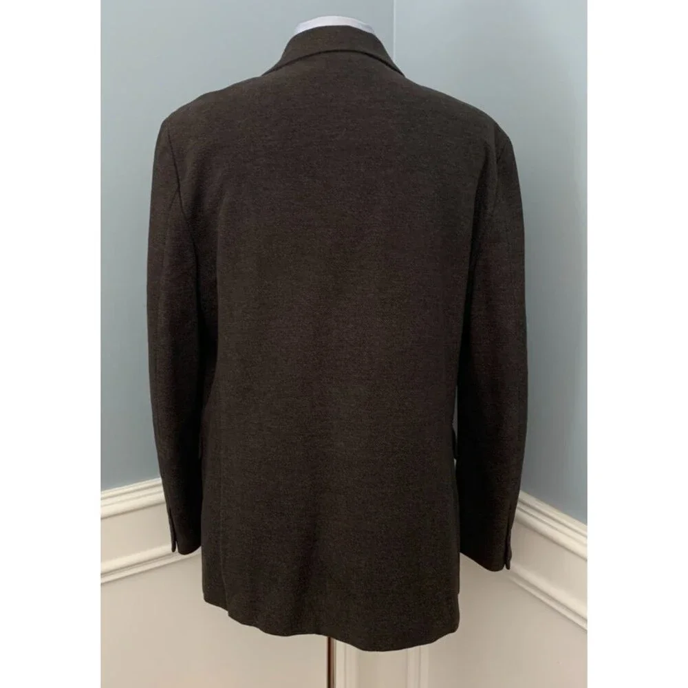Vintage Gap Blazer Mens XL Tweed Micro Check Textured Cotton Jacket Sportcoat